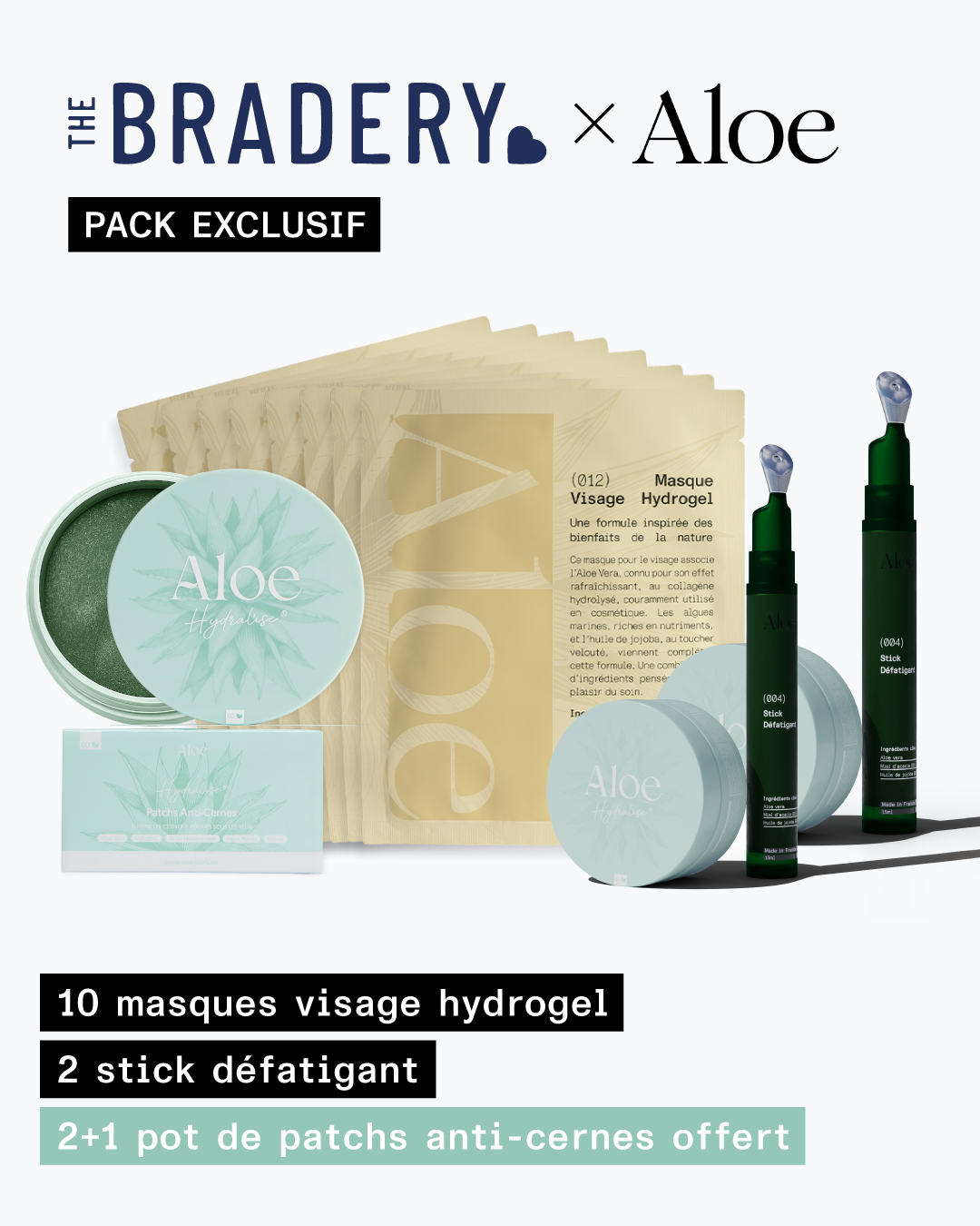 Pack Exclusif The Bradery X Aloe Paris
